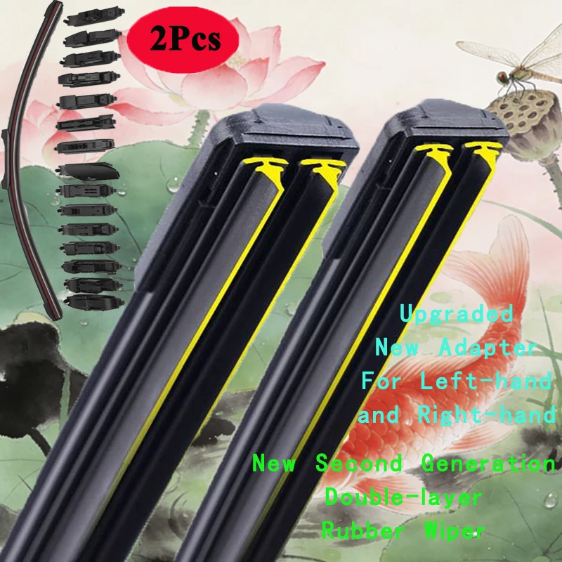 

For Honda Passport YF7 YF8 2019 2020 2021 2022 Windscreen Windshield Windows Brushes Washer Accessories Car Front Wiper Blades