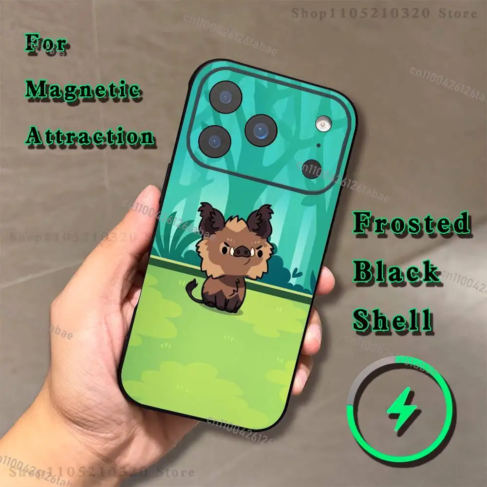 Cool Animal Wild Boar Phone For iPhone 17,12,11,16,15,13,14,Pro,Max,Plus,Mini, For Magsafe,Magnetic Wireless Charging Case
