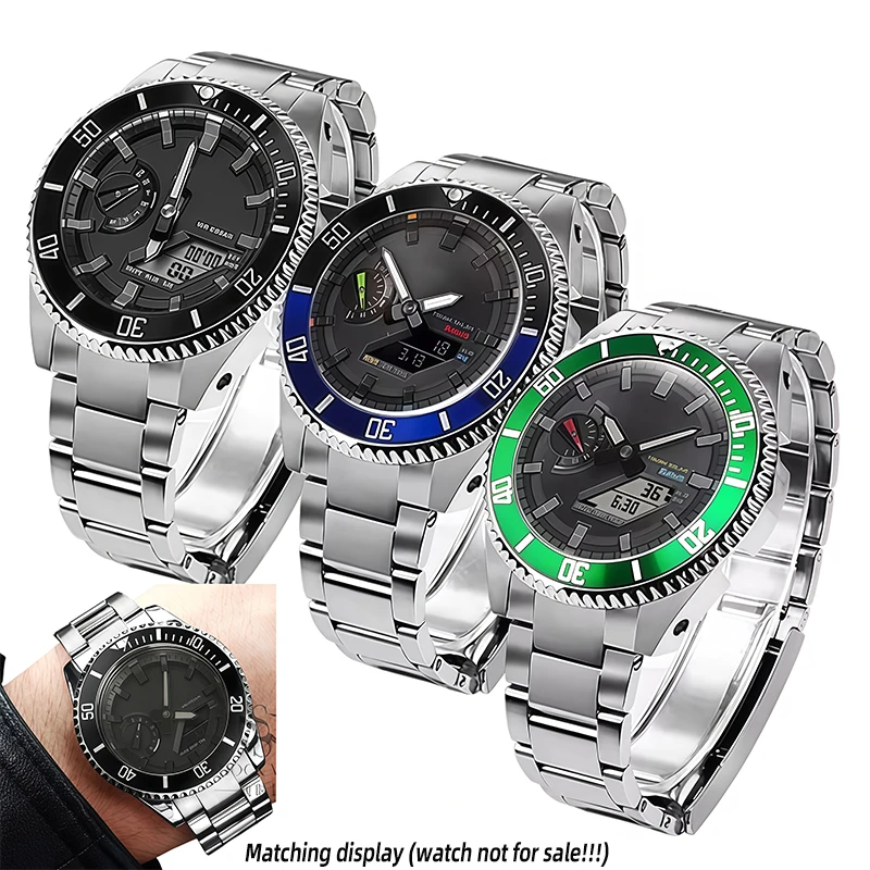 GA2100 Stainless Steel Case & Strap mod kit For Casio G-SHOCK GA-2100  GA-B2100 Replacement Parts watch band bezel accessories