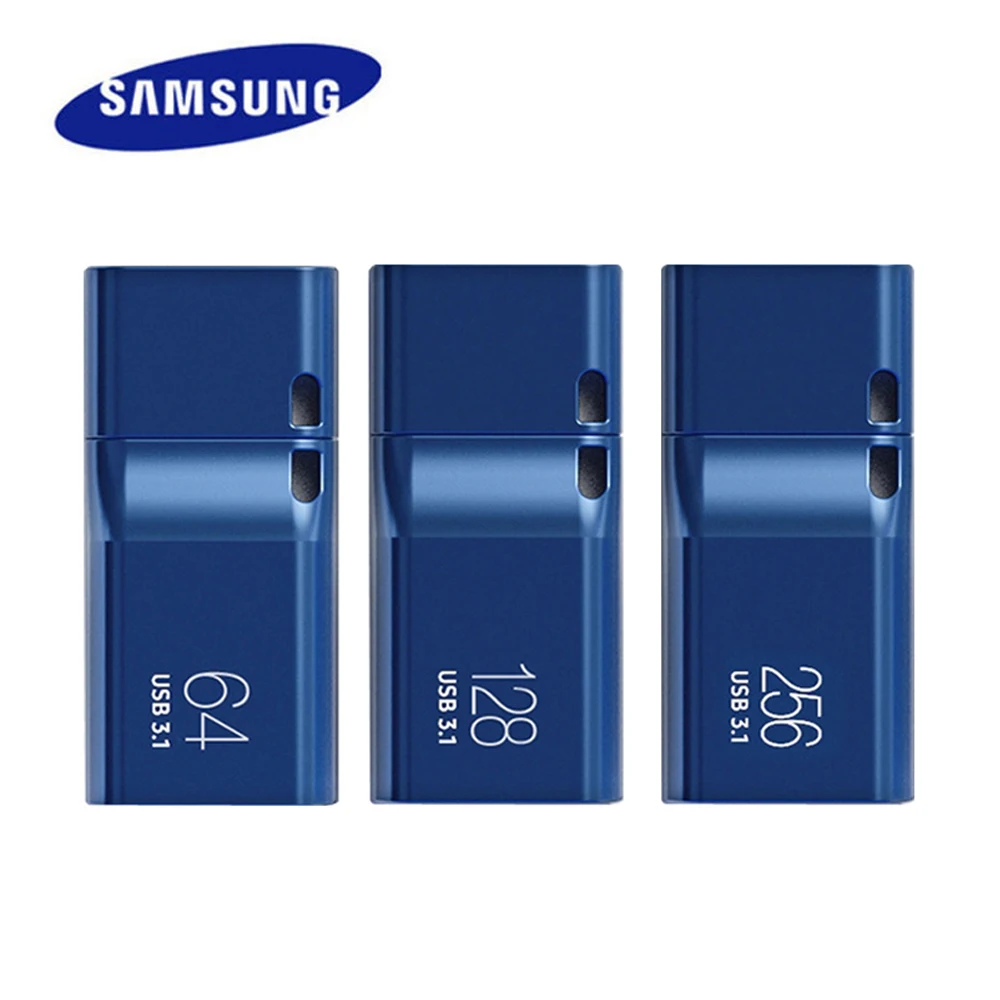 Samsung USB Flash Drive Disco 64GB 128GB 256GB USB3.1 Pen Drive Piccolo Pendrive Memory Stick Dispositivo di archiviazione U Disk Mini Flashdrive