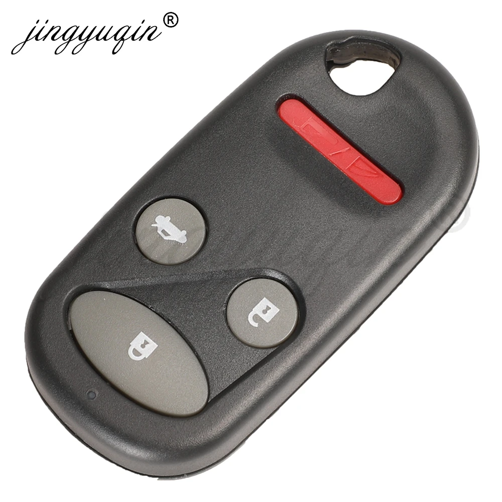 jingyuqin Car Key Shell Case 2/3/4 Buttons for Honda Pilot Civic Accord Acura CR-V 1997 1998 1999 2000 2001 2002 2003 2004 2005