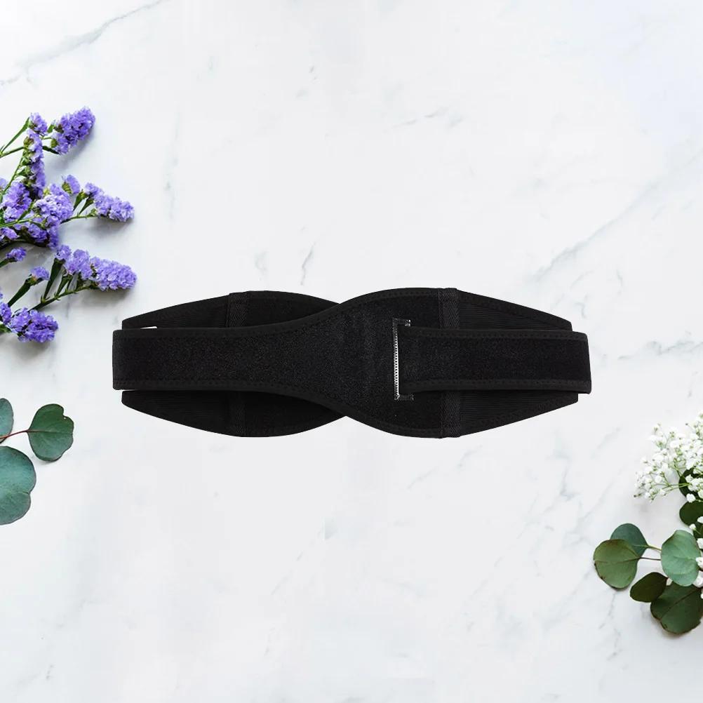 حزام تصحيح الحوض، شريط مطاطي أسود قابل للتنفس لتصحيح الورك في الحوض بعد الولادة، مشكل الجسم