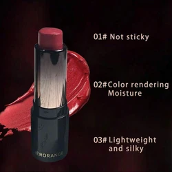 HERORANGE HR581 Herorange Mirror Lipstick, Long-lasting Moisturizing, Glossy and Translucent Lip Glaze, Enhances the Temperament