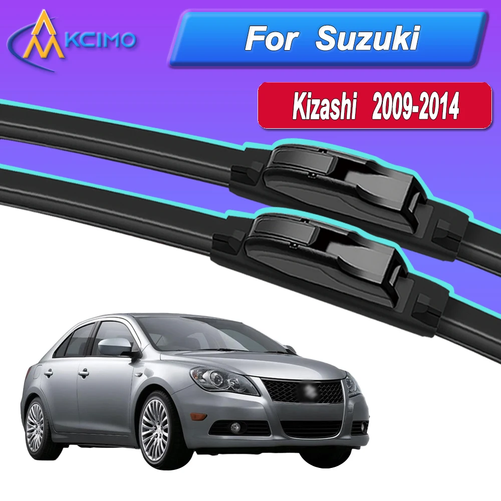 

Silicone Car Wiper Blades for Suzuki Kizashi 2009-2014 - All Weather Silent Wiper Blades, Quick Release Clip
