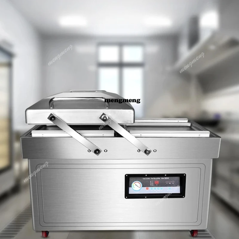 

Простые в эксплуатации промышленные автоматические вакуумные упаковочные машины с двойной камерой для влажных и сухих продуктов, мяса и пищевых продуктов