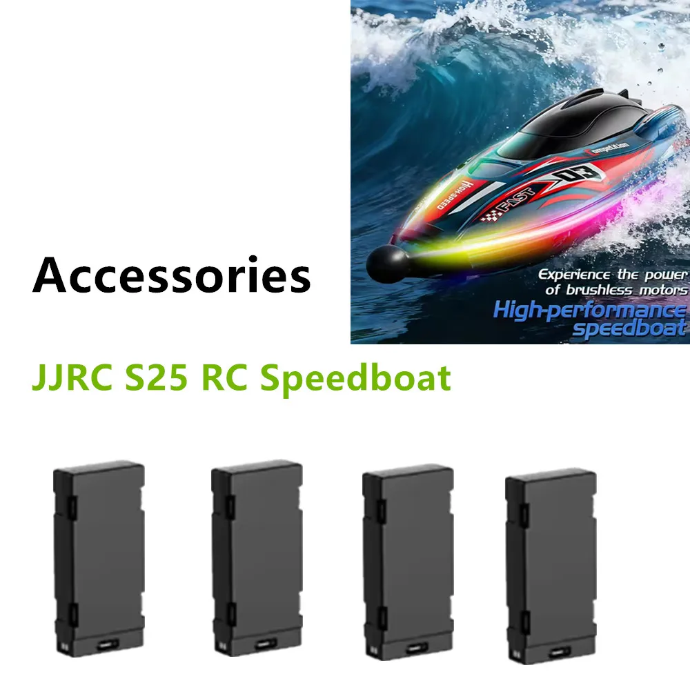 

JJRC S25 RC Boat Original Accessories JJRC S25 Boat Parts Battery 3.7V 800mAh