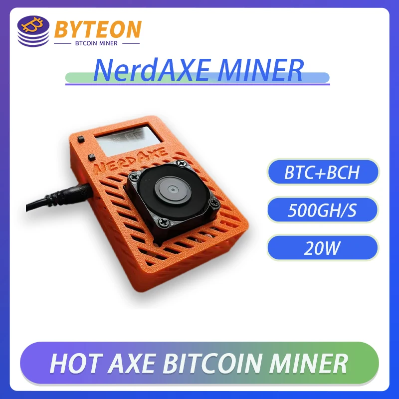 ASIC Micro Miner BTC Miner Ethereum Miner 2024 Latest NerdAxe Ultra 500gh/s 12W –BM1366 Bitaxe Bitcoin