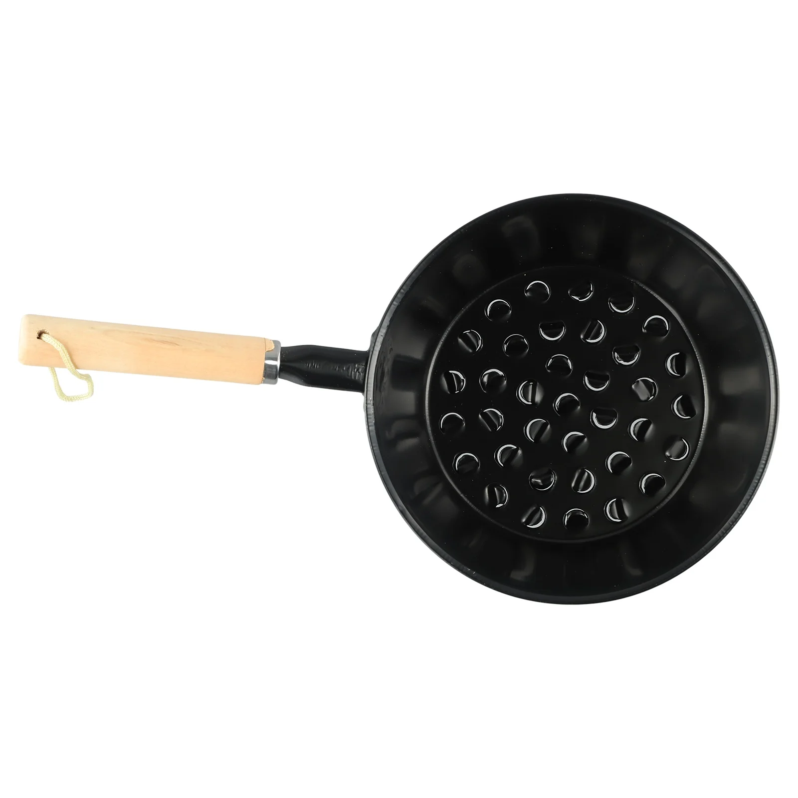 Iron + Wood Material Stove BBQ Tool Charcoal Pot Charcoal Stove Black Convenient High Quality High Temperature