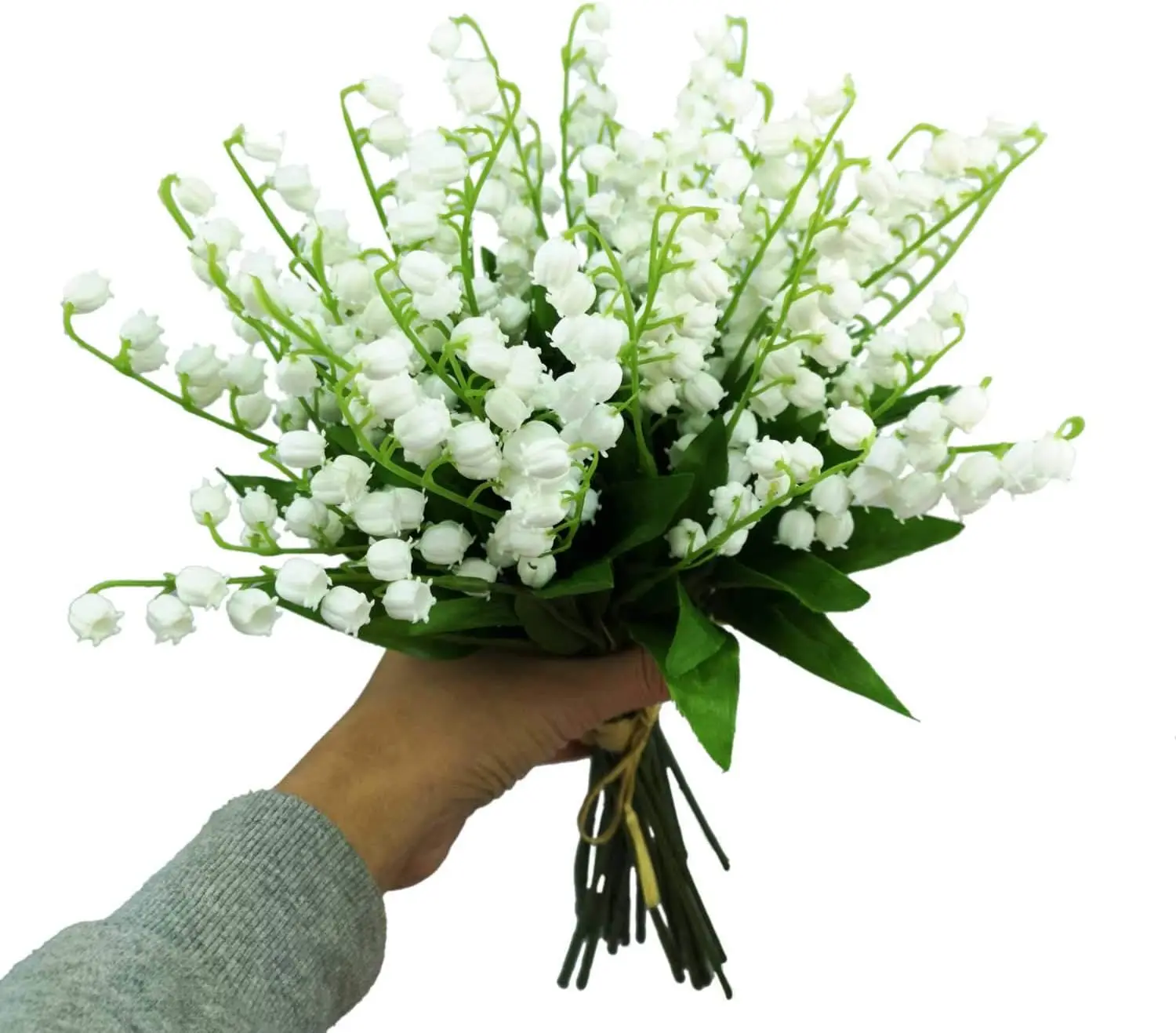 

24 шт. искусственные цветы лилии для уличного свадебного букета, украшение для дома, сада, вечеринки