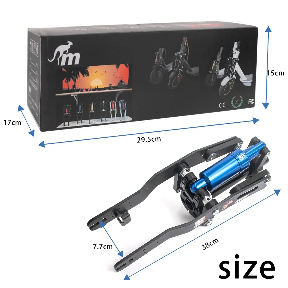 Monorim Front Tube Shock Absorption Front Absorber Rear Suspension Accessories For Ninebot Max G30 G30D/LP Electric Scooter