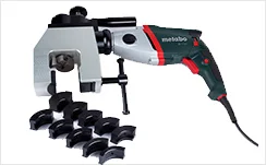 Smussatrice automatica per tubi montata su diametro esterno ISO-63C per tubi in acciaio al carbonio in acciaio inossidabile