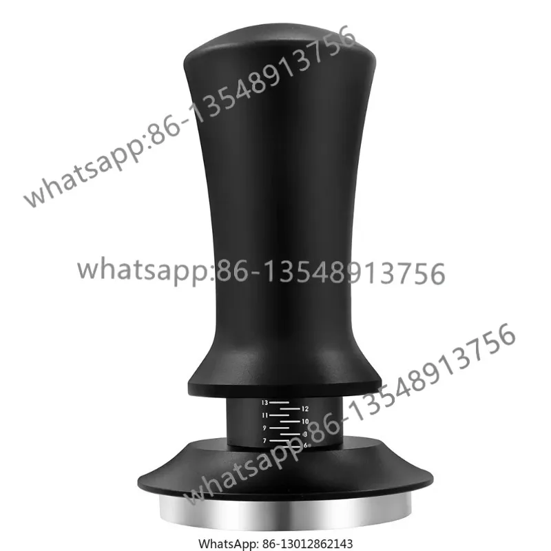 Coffee Powder Hammer Stainless Steel Flat Bottom Elastic Adjustable Italian Press Powder Dispenser Factory Direct Sales