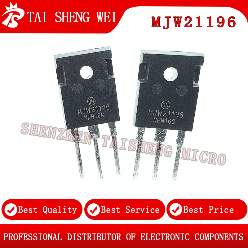 5PCS Brand New MJW21195 MJW21196 Audio Amplifier Amplifier Paired Tube 21195 21196 High Power Audio Amplifier