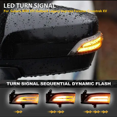 डायनामिक फ़्लैश एलईडी साइड मिरर सफ़ेद डीआरएल एम्बर टर्न सिग्नल लाइट सुबारू WRX STI आउटबैक लिगेसी इम्प्रेज़ा फॉरेस्टर क्रॉसट्रेक XV के लिए 10 best sales 2015 डब्ल्यूआरएक्स - №1