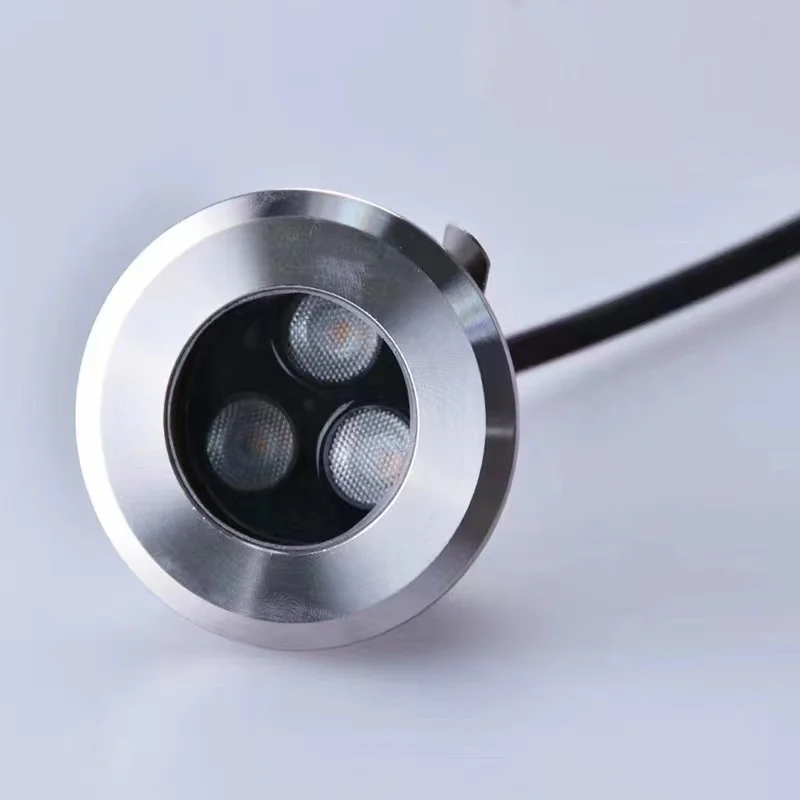 1W3W LED IP68 Waterproos Swimming Pool Fountains Pond Square Underwater Light Garden Underground Lamp Pathway Deck Spot Lighting