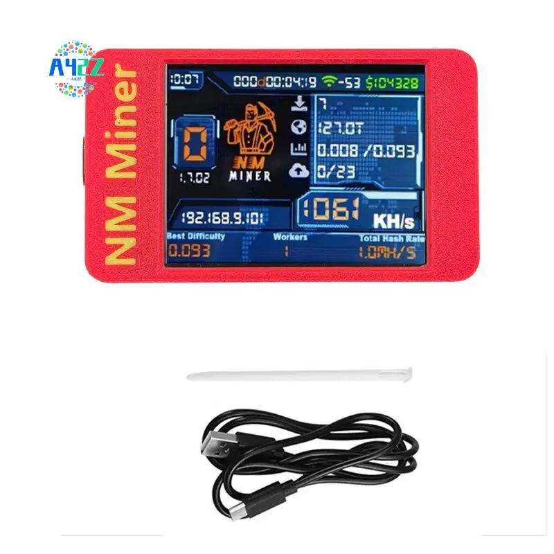 

A42Z-1061KH/S Nmminer Nerdminer PRO BTC Solo Miner 2.8 Inch Color Display Bitcoin Crypto Solo Lottery Miner Home Use BTC
