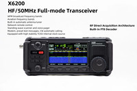 XIEGU X6200 Transceiver HF/50MHz Amateur radio Ultra-Portable Transceiver xiegu X6100 Series