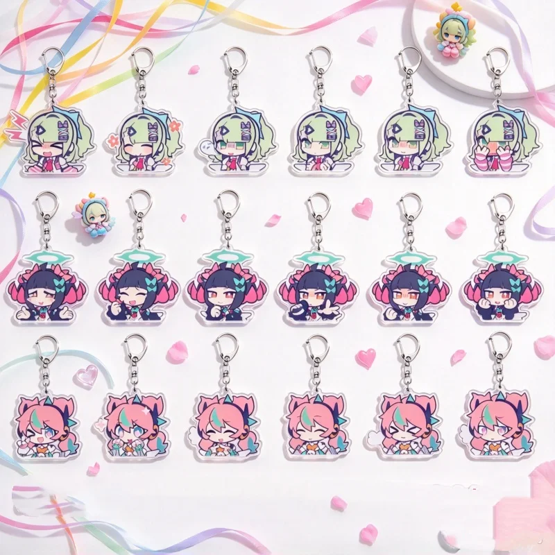 Bag Charm Anime Game Zenless Zone Zero 6CM Acrylic Keychain Bag Pendant Nangong Yu,Sunna,Aria Accessories Collection Gift Option