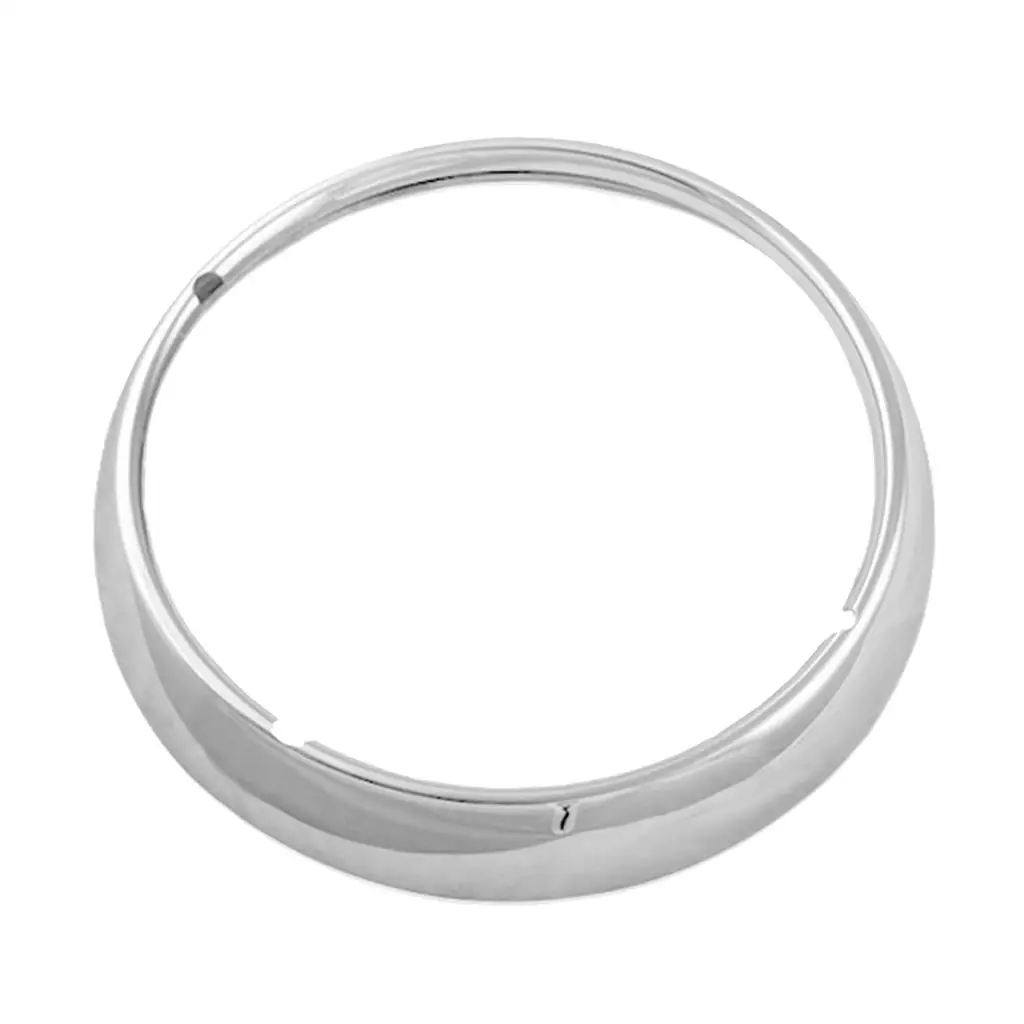 Headlight Bezel Trim Ring Protective Metal Cap Custom Round Motorcycle Headlamp Decor for Vintage Motorcycle Headlight