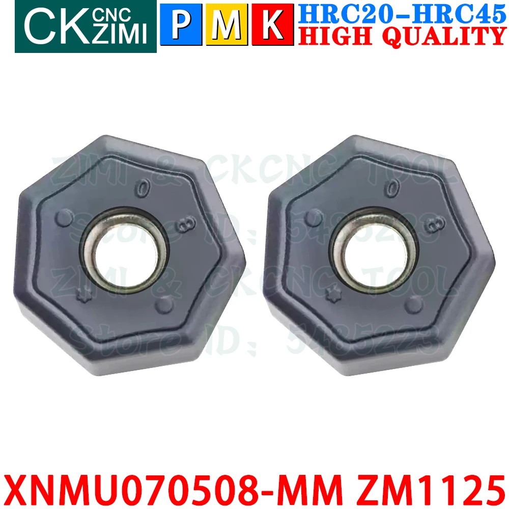 XNMU070508-MM ZM1125 XNMU 070508 MM ZM1125 Insertos de carburo insertos de fresado de alimentación rápida, herramienta de fresado de torno de metal TFM45 XNMU0705 XNMU 0705 CNC para cortador de fresado frontal