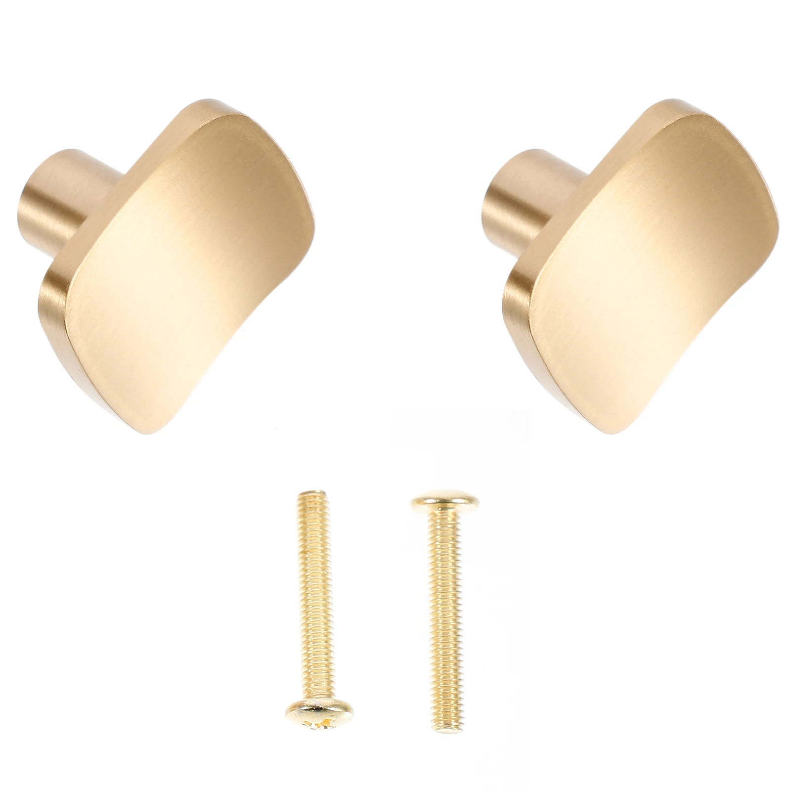 

2pcs Durable Golden Wardrobe Door Pull Handle Creative Square Design Closet Pulls For Kitchen Cabinet Furniture