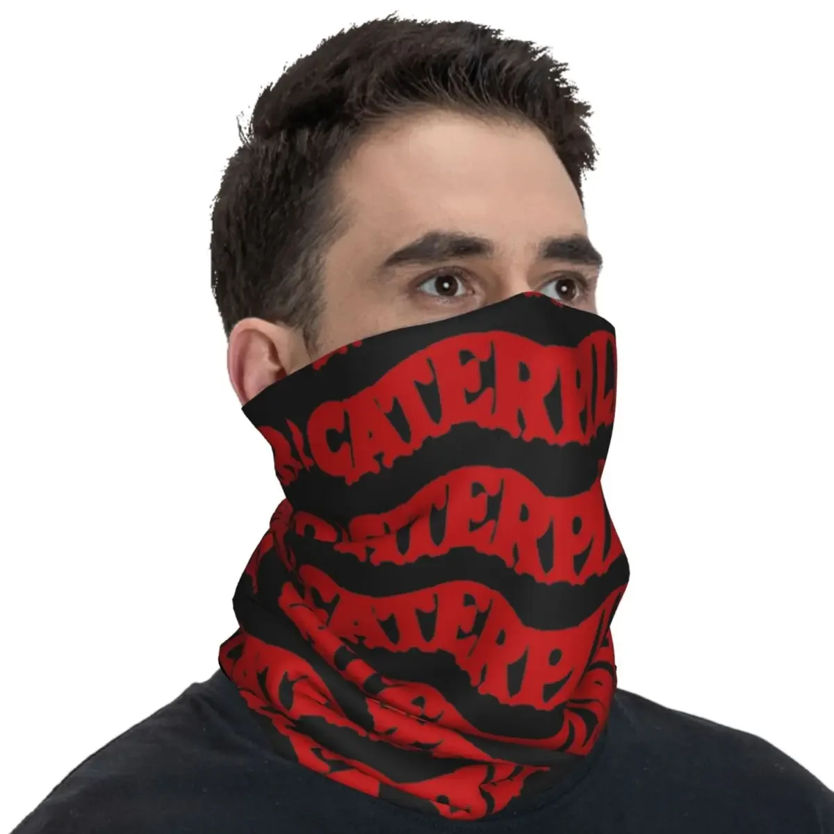 Cat-caterpillar Logo (7) Bandana Fun Bicycle Mask Running Travel Anti-UV Balaclava Graphic Breathable Face Cover Mask