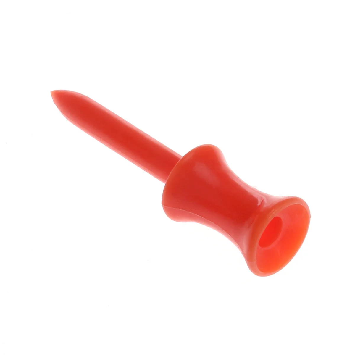 50 قطعة من ملحقات الجولف البلاستيكية خفيفة الوزن باللون البرتقالي بارتفاع 48 مم، ألوان زاهية، استخدام متسامن