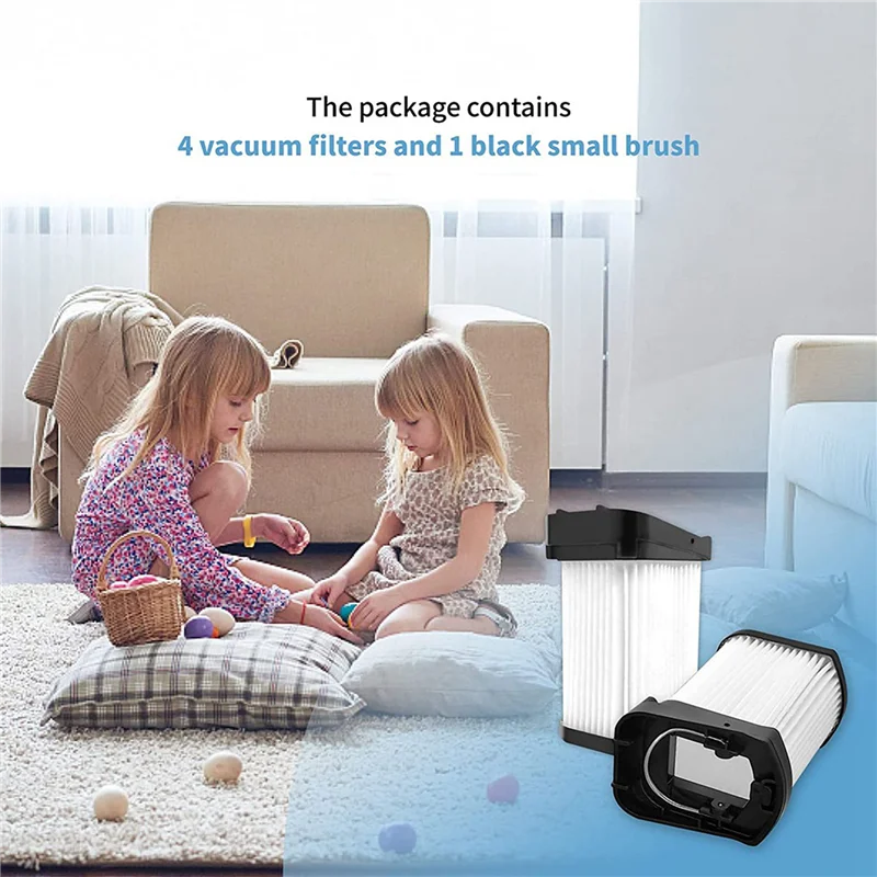 

ABMH-8 Pack Replacement Fabric Filter Compatible For Shark Cordless Handheld Vacuum WV401BL WV401PK WV403BR,Part XFFWV400