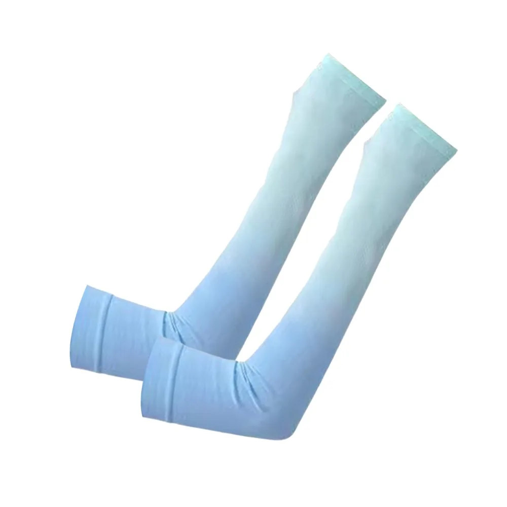 

1pair Portable UPF 50+ Arm Covers Breathable UV Protection Compression Sleeve Elastic Cooling Arm Sleeves Cycling