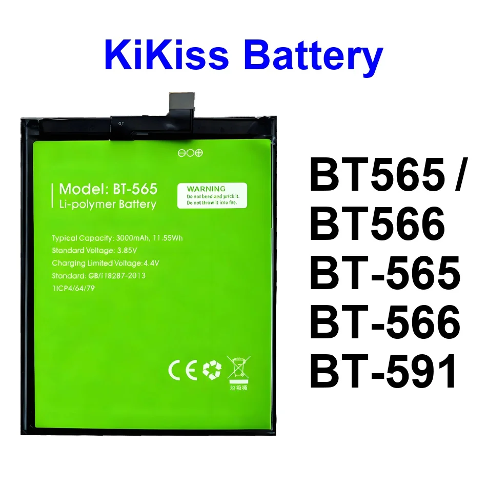 Mobile Phone Battery Safe BT-565 BT-566 BT565 / BT566 BT-591 3000-4000mAh For Leagoo Kiicaa Mix Power II