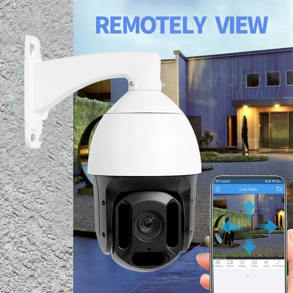 Uniview 5MP Camera With SIM Card Full Color Rotating Surveillance IP Security Auto Tracking UP Waterproof PTZ Cable Camera Cctv