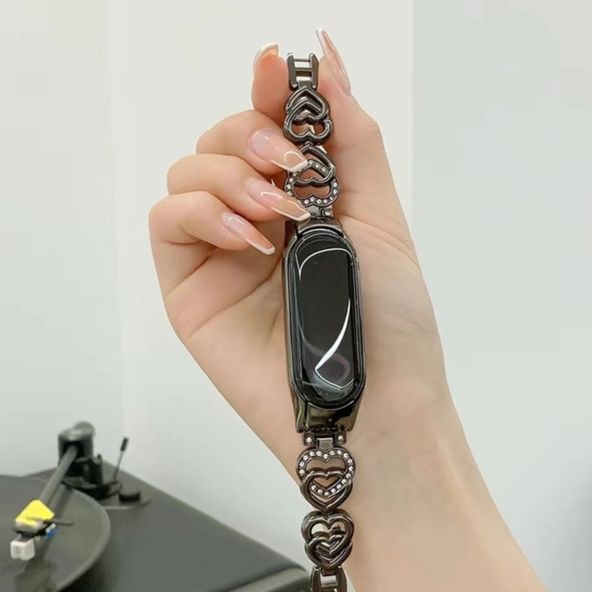 حزام لشاومي مي باند ، سوار ساعة لسوار مي 5 ، 6 ، 4 ، 3 ، 5 ، 6 ، 7 ، سوار معدني ، ميباند ، إكسسوارات ساعة ذكية ، إنز ، حب ، قلب