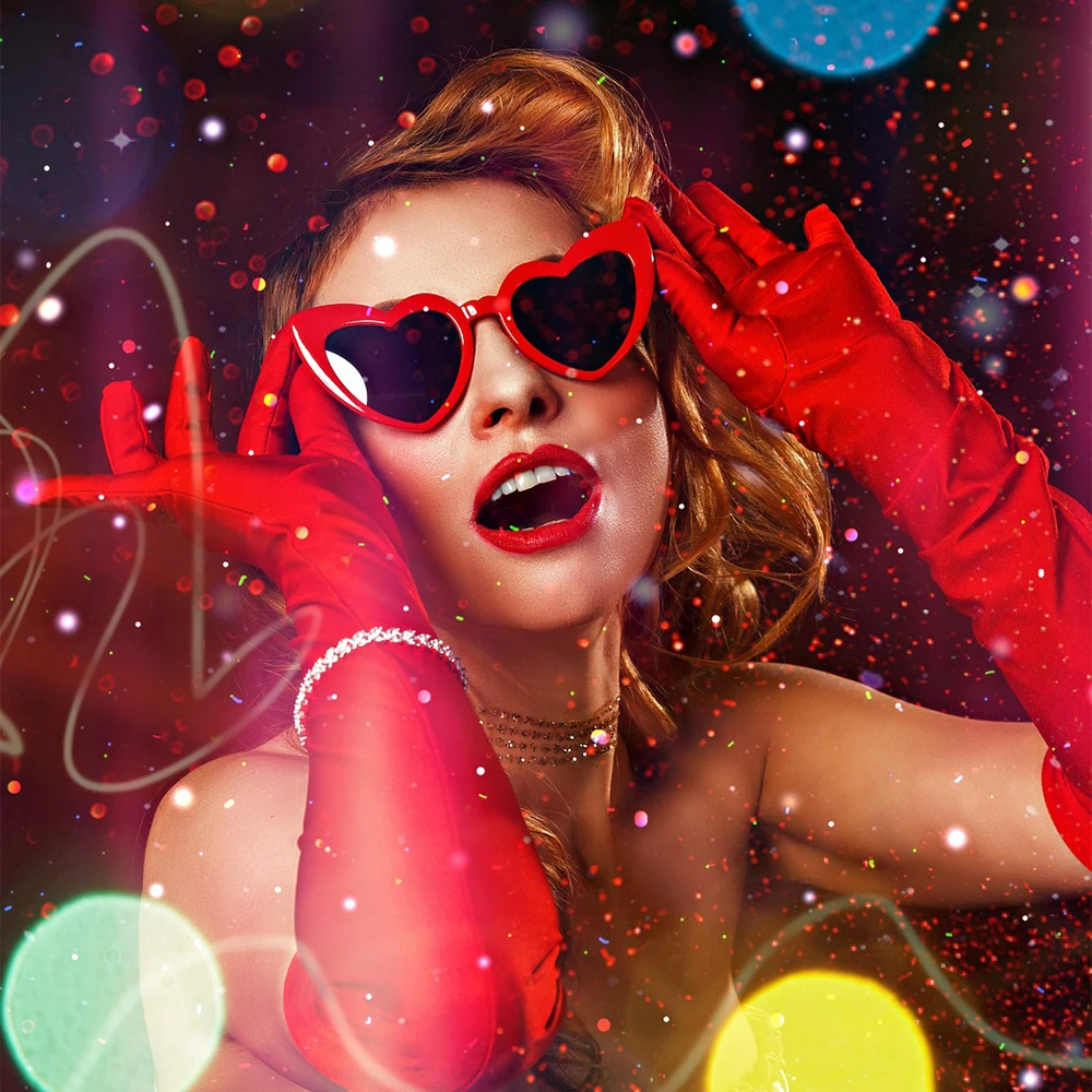 GASOLINE GLAMOUR RED HEART OF GLASS SPY Sunglasses - Women Accessories Amazon.com: JOVAKIT Polarized Heart Shaped Sunglasses for  main image 4