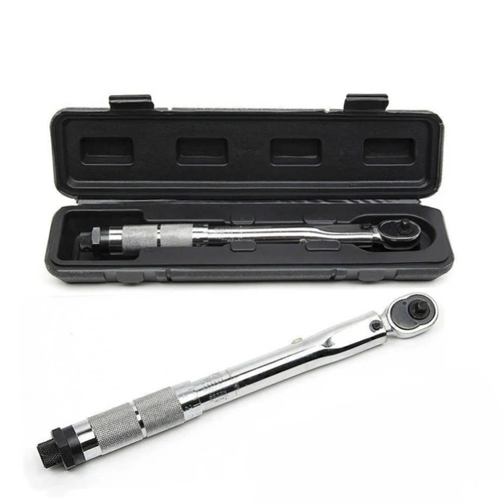

5-60N.m Torque Wrench 3/8 Inch Adjustable Torques Key Square Drive Adjustable Torque Spanner Precise Preset Car Repair Tool