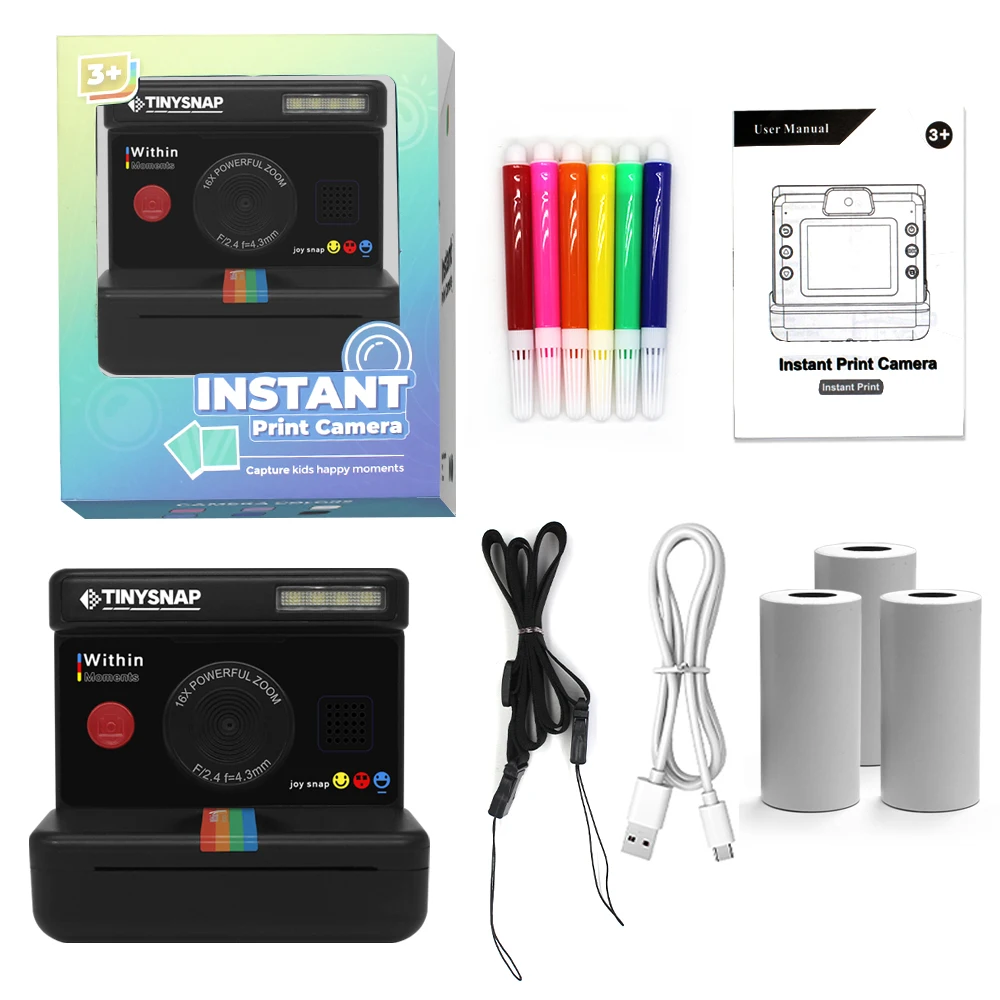 

2025 hot sale Kids Instant Print 1080P High Quality Kids Digital Small Portable Kids