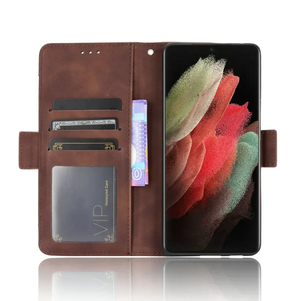 S26 S25 S24 S23 S21 S 22 Ultra 5G Flip Case Card Leather Cover for Samsung Galaxy S22 Plus 24 25 26 FE A36 A56 A54 Wallet Etui
