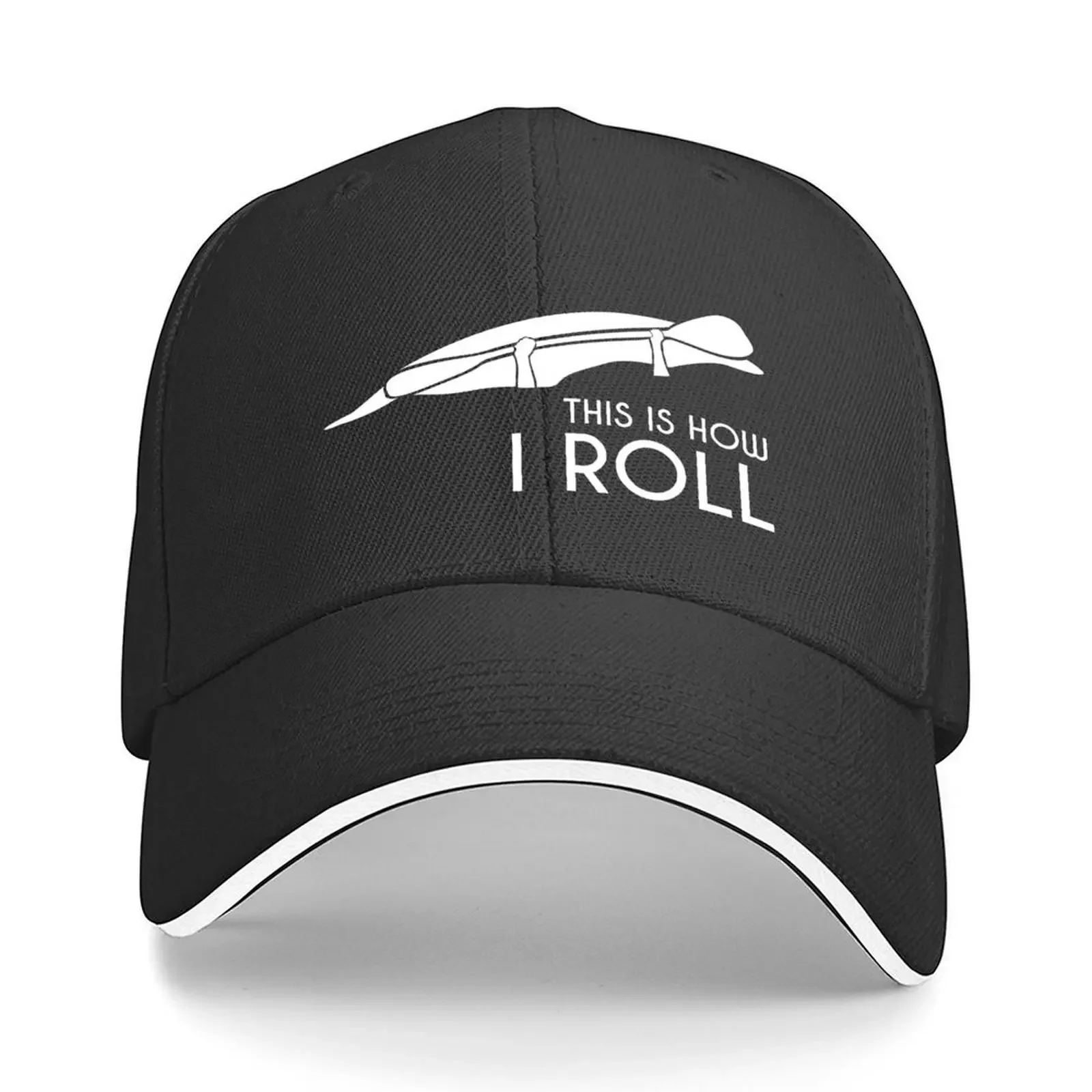 Kayak de aguas bravas Esto es como en rollo Baseballkappe Angelkappe Sonnenhut Ropa de calle Luxuskappe Béisbol Mроner Frauen