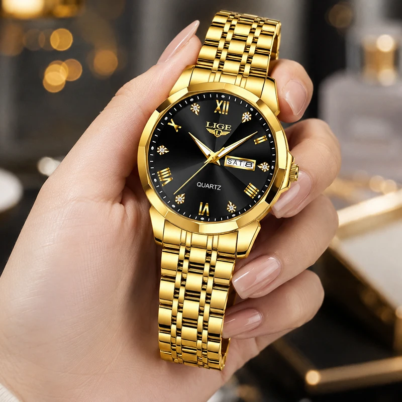 Women'S Fashion Digital Watch - Relógios de Luxo da Marca LIGE