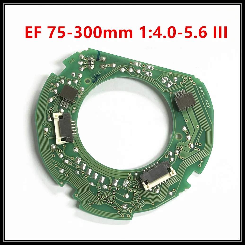 Mainboard Lens Repair Part para Canon EF75-300mm, 75-300 III Main Board, PCB Motherboard, Original, Novo, 1:4.0-5.6