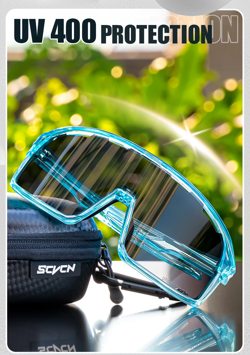 SCVCN Photochrome Sonnenbrille Cycl Männer UV400 Brillen Sport MTB Outdoor Brille Fahrrad UV400 Frauen Radfahren Gläser Sonnenbrille – Detail 10