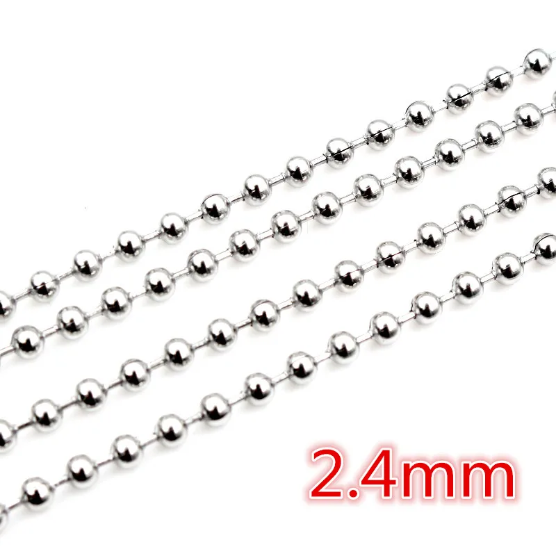 5 Meters/Lot Never Fade Stainless Steel Multi Styles Necklace Chains For DIY Jewelry Making Findings Accessories Handmade image 6