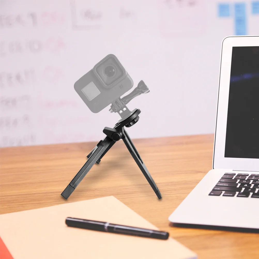 

3Pcs Foldable Tripod for Camera Mini Action Camera Holder Adjustable Desktop Mount Lightweight Travel Tripod Stand