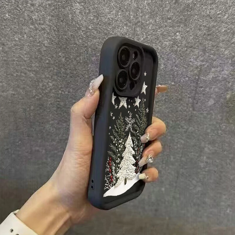 เคสโทรศัพท์ลายต้นคริสต์มาส สำหรับ Honor X9C X9A X8C X8B X8A X8 X7A X6B Magic 6 5 400 Lite 300 200 Pro  วัสดุซิลิโคน TPU นิ่ม