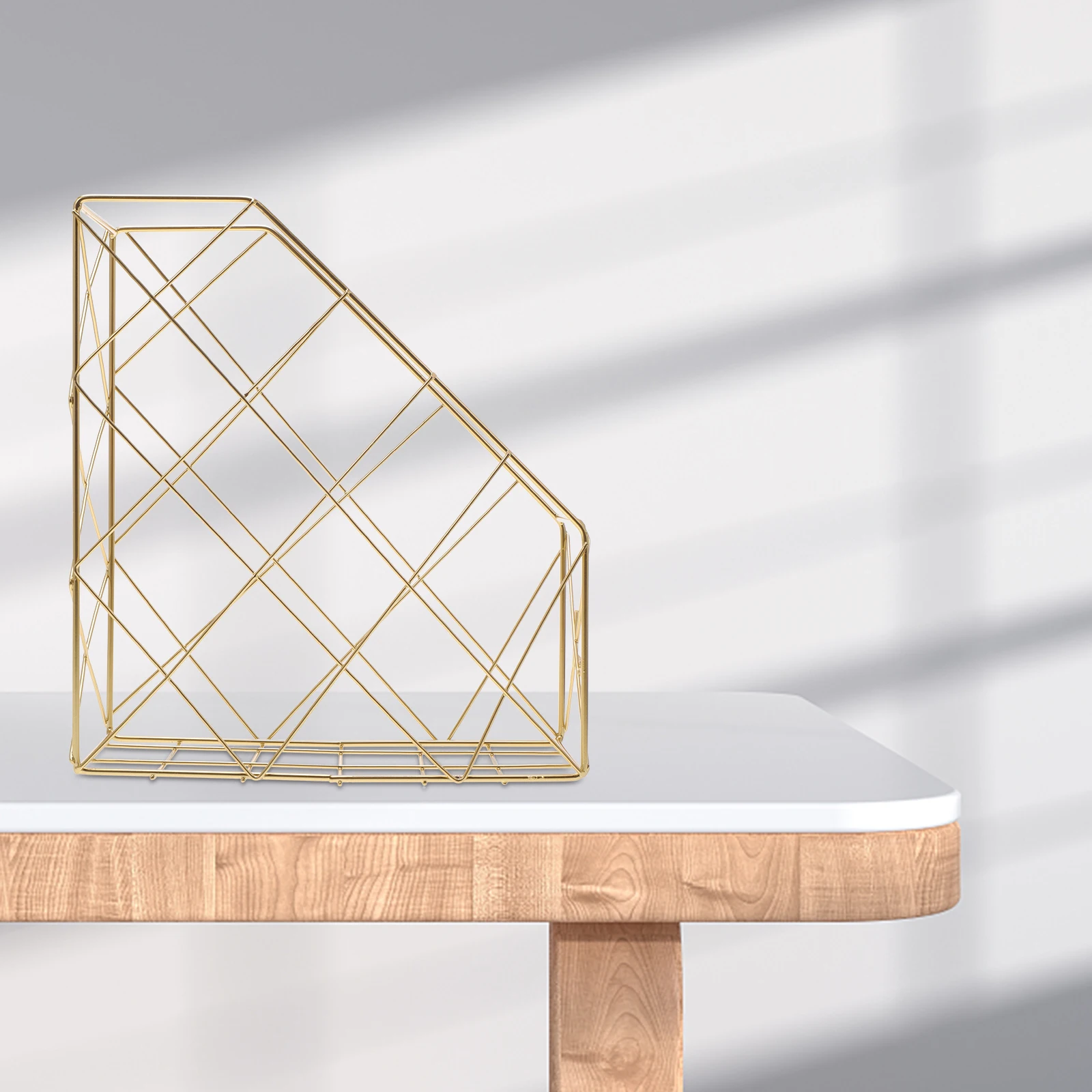 

Desktop ganizer Document Storage Rack Letter Holder Book ganizer Desk Accessories Nordic Style Office Supplies Mail Folder