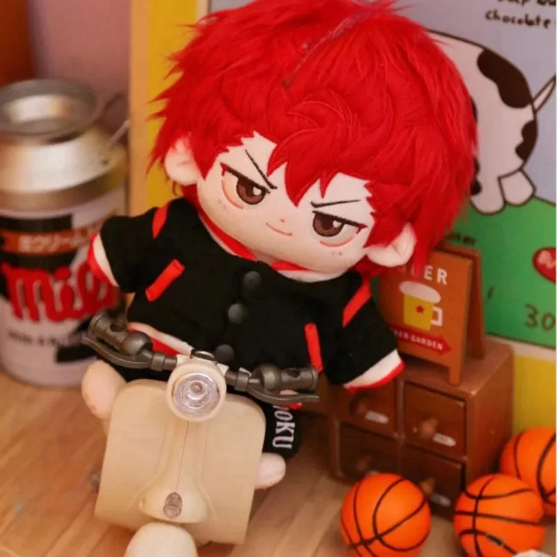 Anime SLAM DUNK Sakuragi Hanamichi 20cm Plush Dolls Toy Nude Doll Plushie Cosplay