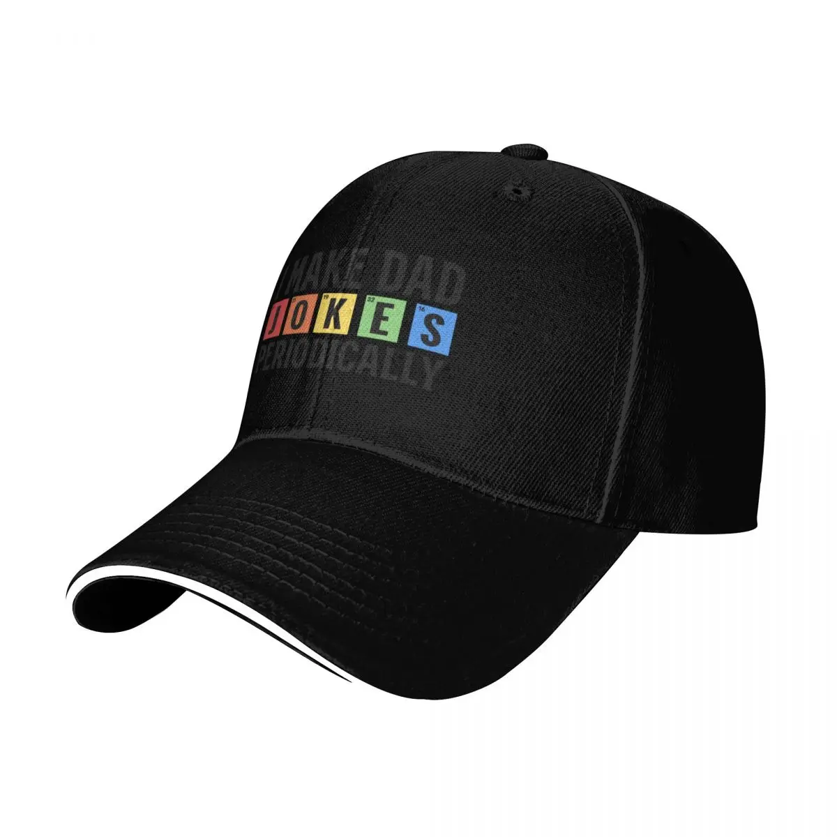 Science Chemistry Periodic Table Fathers Day Funny Dad Baseball Cap Men Women Casual Summer Sport Sun Cap