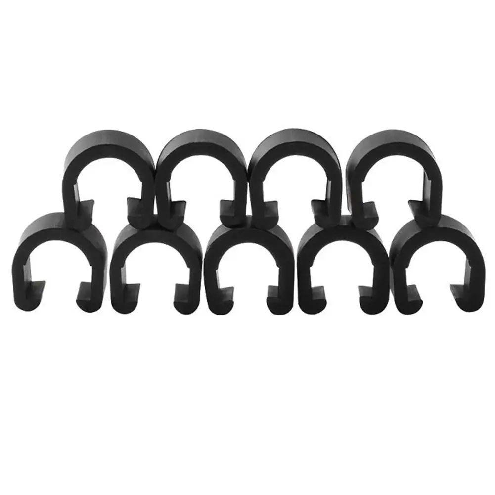 Bike Cable C Clips C Buckle Brake Cables Clamp 10 Pieces Cycling Accessories Fix Accessory Fixator For MTB Road Bike