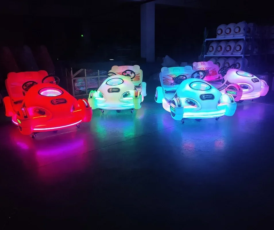 Amusement park parent-child Ride-on double children electric bumper car go-kart