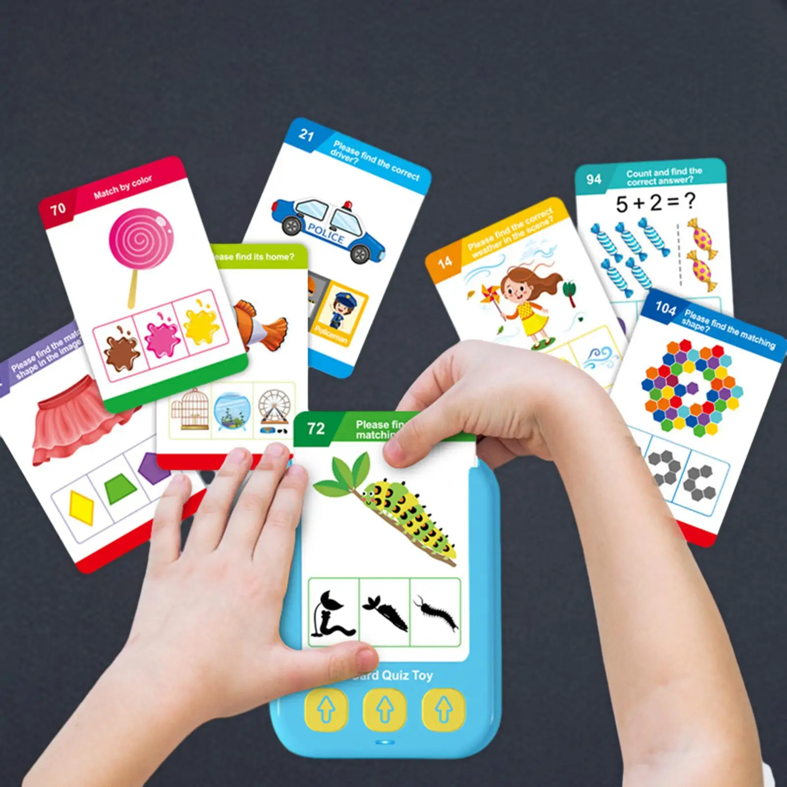 Talking Flash Cards Kids Toy Word Spelling School Portable Learning Toys