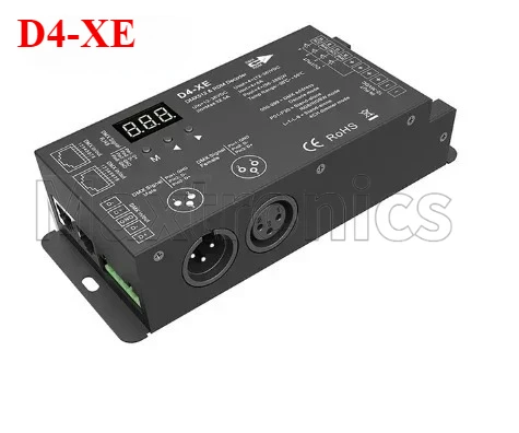 SAGE LU MEI DC12-48V Skydance DMX Decoder Numerische RGBW/Einzelfarbe/RGB Led Panel Din-schiene/Mehrere Dimmer Decoder D4 D4-L D4-E D4-P D4-XE 7
